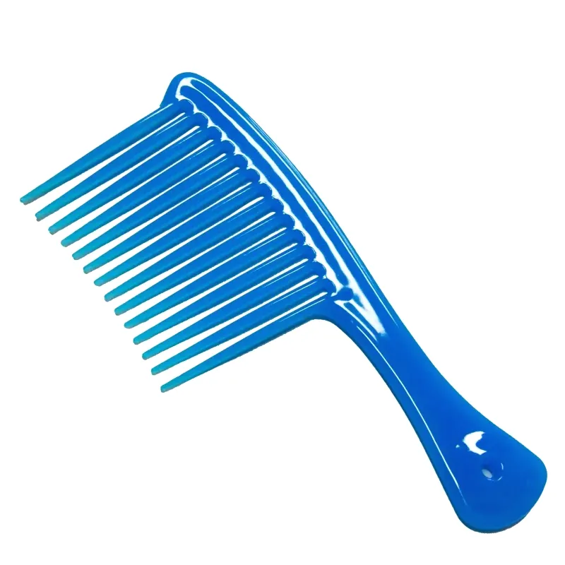 Gros Peigne Cheveux Afro Bleu