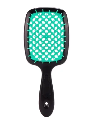 Peigne Cheveux Boucles Noir Vert