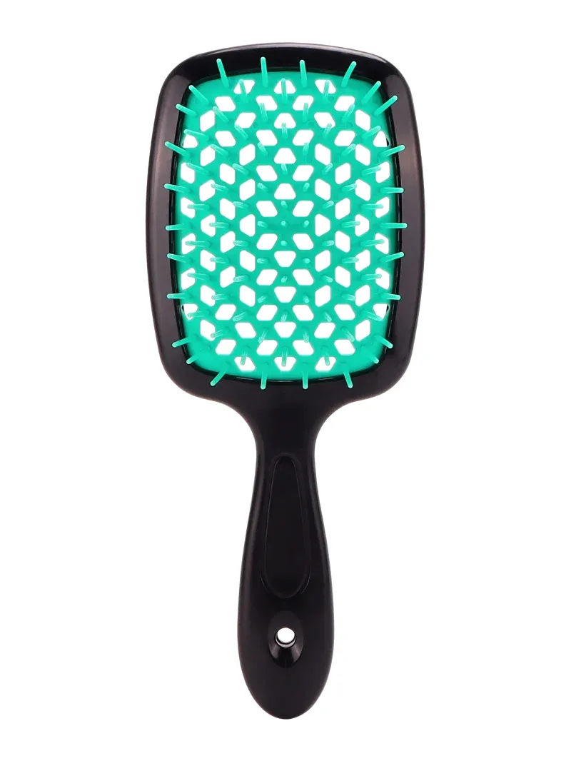 Peigne Cheveux Boucles Noir Vert