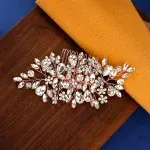 Peigne Cheveux Mariage Rose Or Rose Or Peigne Cheveux Mariage Rose Or Rose Or