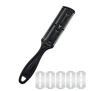 Peigne Rasoir Cheveux Noir